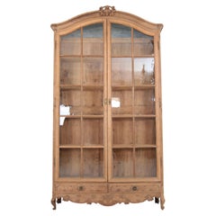 Large 19th Century Liège Bookcase, Display Cabinet, made of Oak
