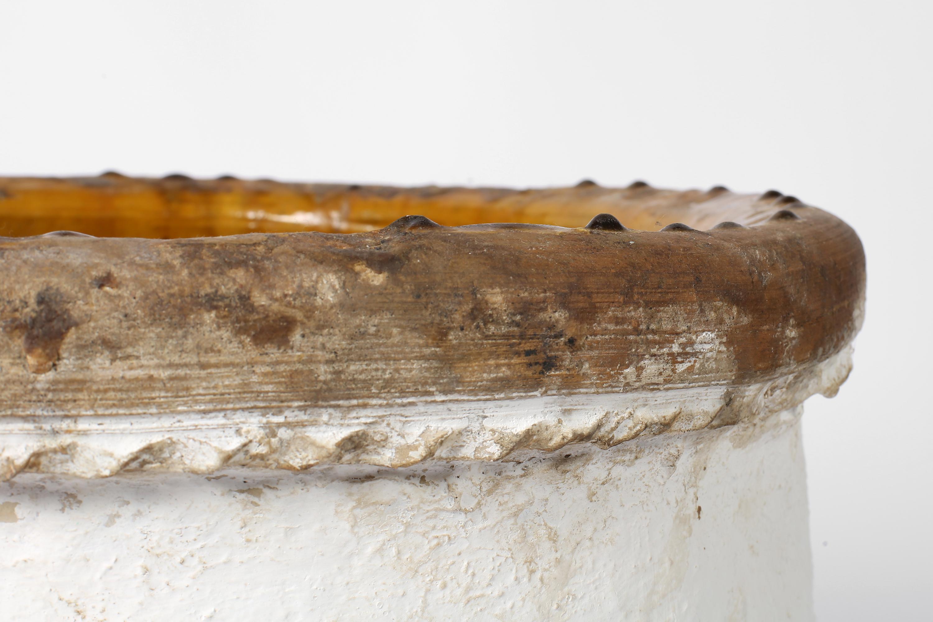 Grande vaso Wabi Sabi spagnolo calcinato del XIX secolo in vendita 2