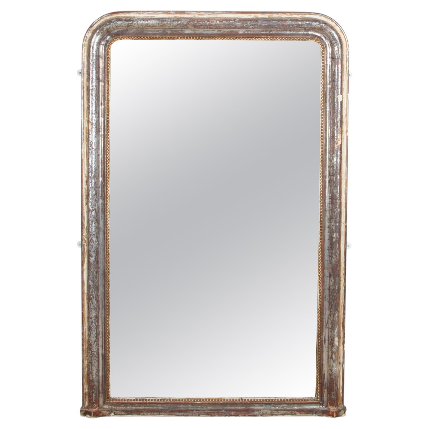 Large 19th Century Louis Philippe Mirror