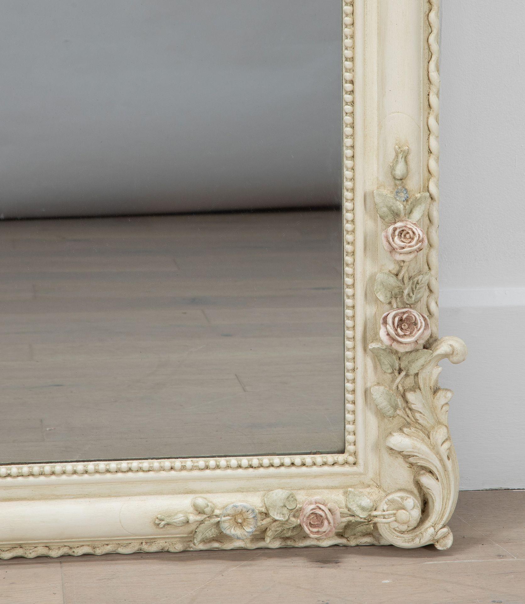 XIXe siècle Grand miroir peint Louis Philippe du 19ème siècle en vente