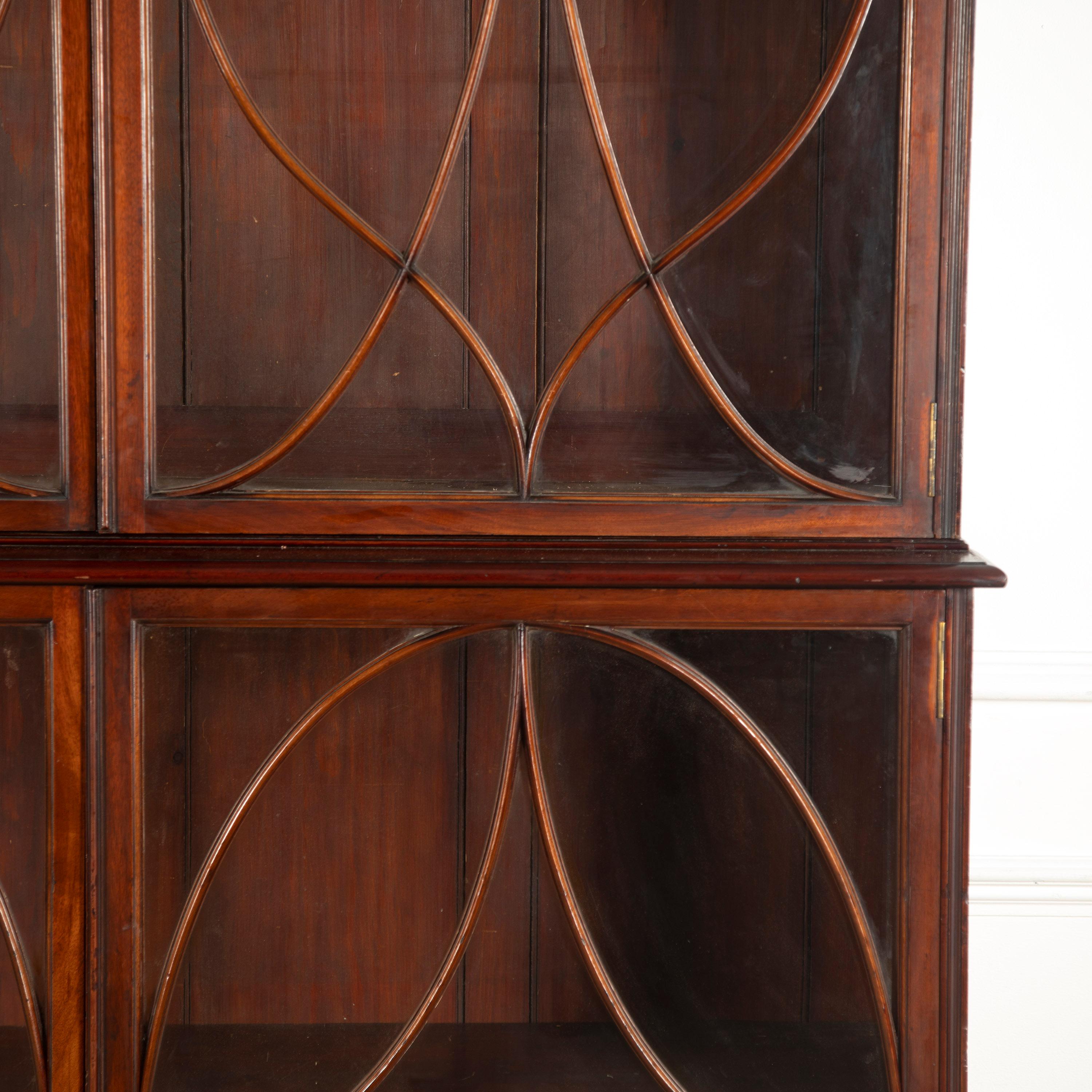 Large 19th Century Mahogany Country House Bookcase In Good Condition In Gloucestershire, GB