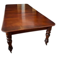 Large 19th Century mahogany dining table
