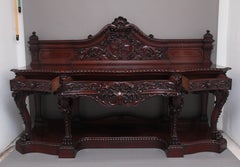 Large 19th Century Mahogany Serving Table by Gillows of Lancaster
