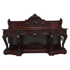 Large 19th Century Mahogany Serving Table by Gillows of Lancaster
