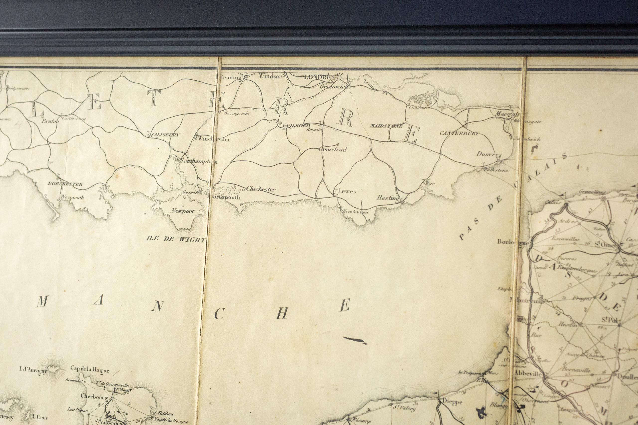 Grande carte de France du 19ème siècle en vente 4