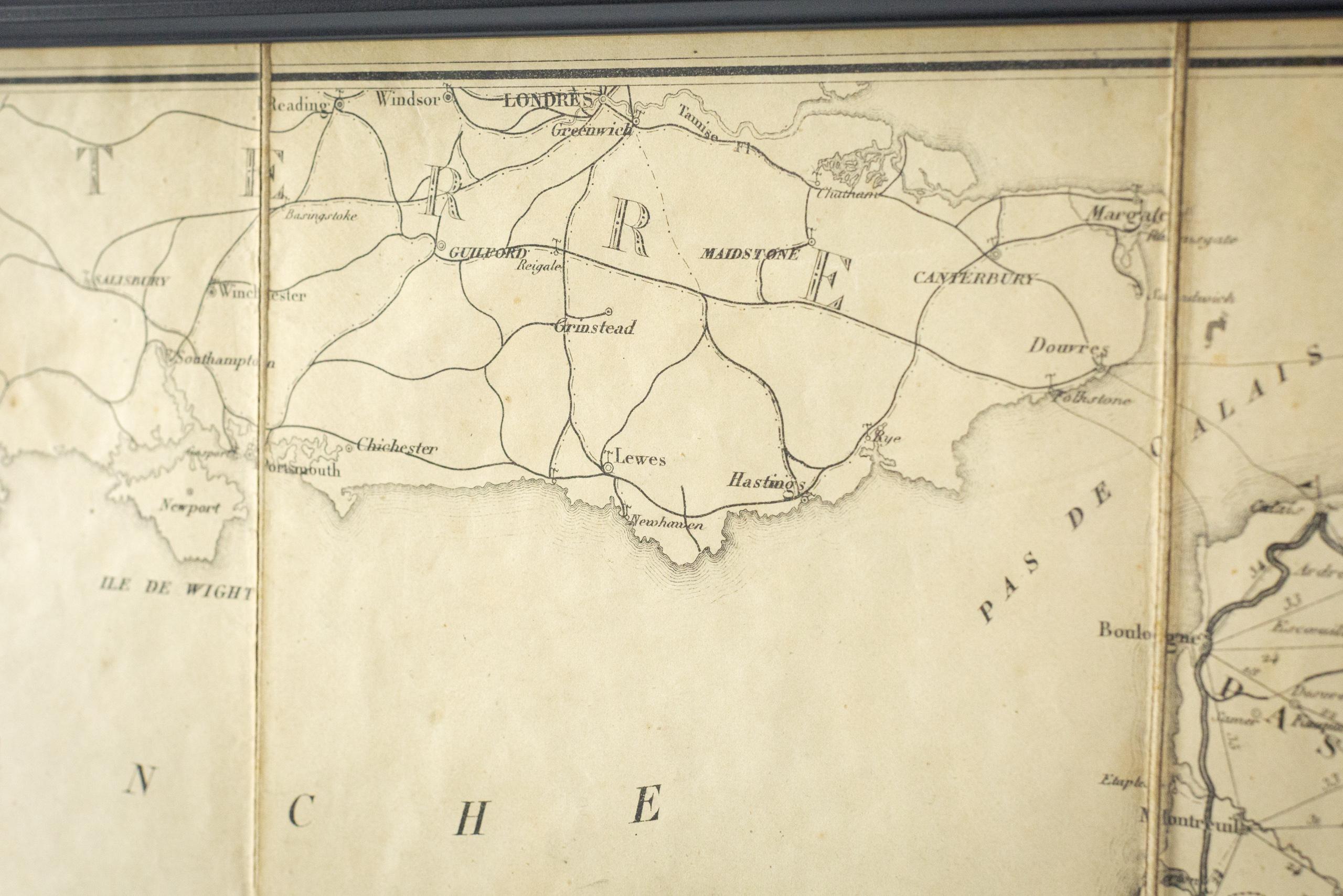 Grande carte de France du 19ème siècle en vente 3