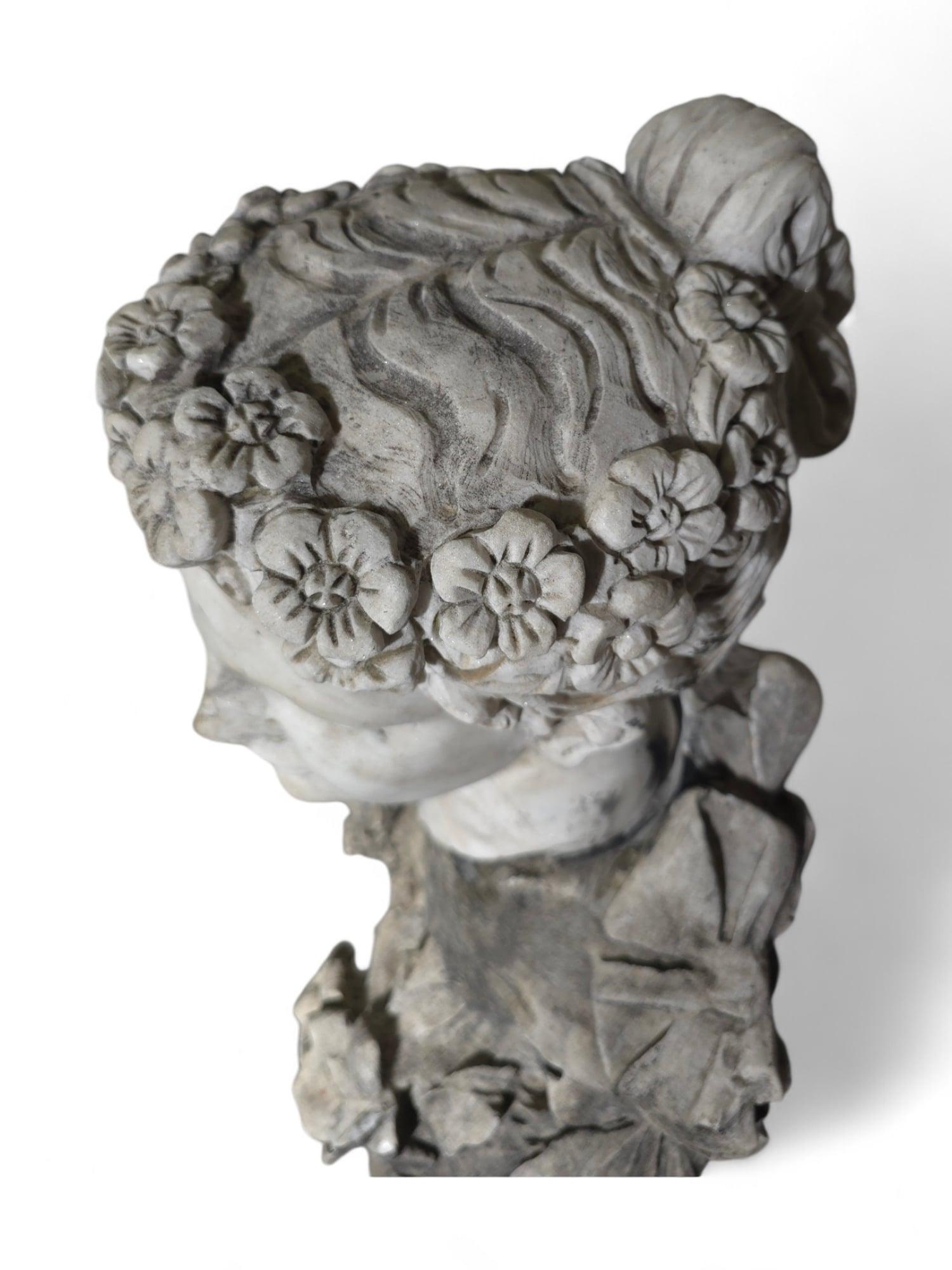 GRANDE STATUA IN MARMO DEL XIX SECOLO - 120 cm in vendita 4