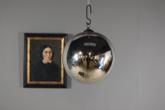 Large 19th Century Mercury Glass Witches Ball