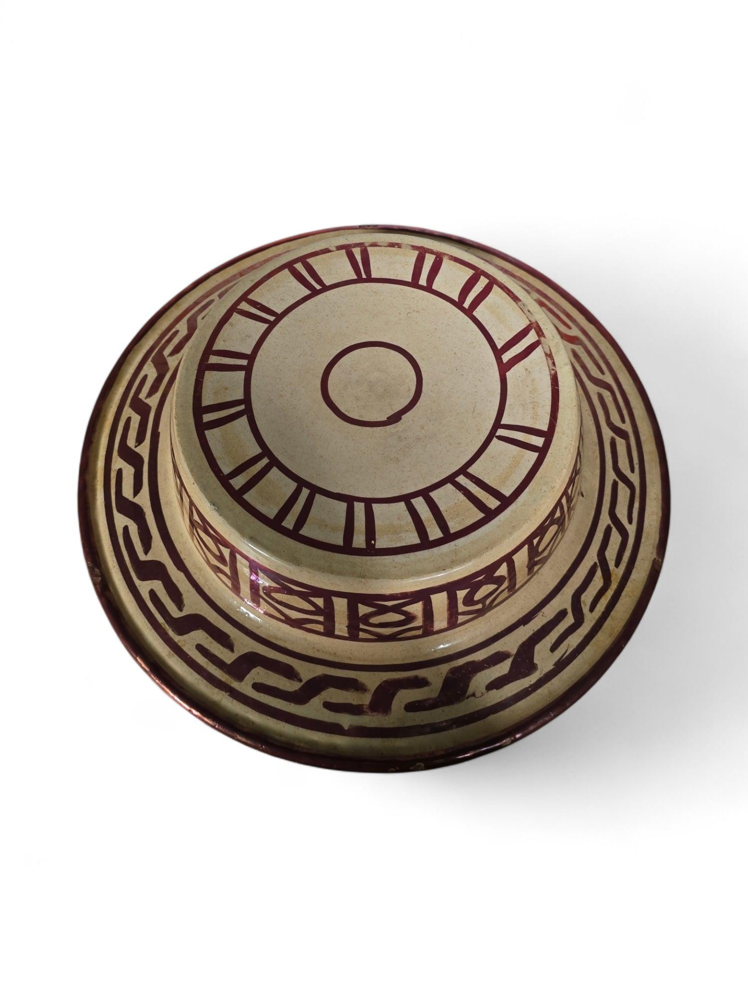 Late 19th Century Large 19th Century Nazari-Style Spanish Ceramic Plate For Sale