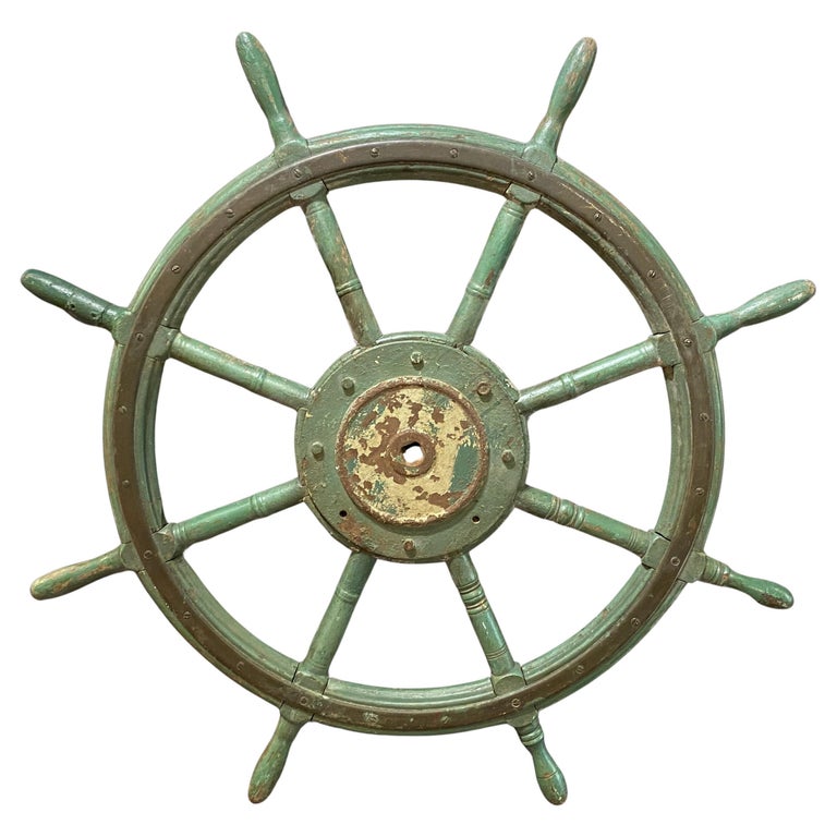 Twelve-Spoke Varnished Ship's Wheel, 60