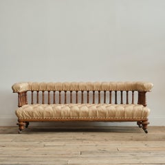 Large 19th Century Open Arm sofa