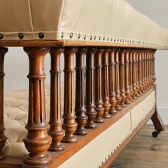 Large 19th Century Open Arm sofa