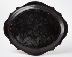 Large 19th Century Paint-Decorated Tole Tray