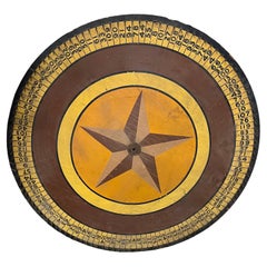 Used Large 19th Century Painted Game Wheel