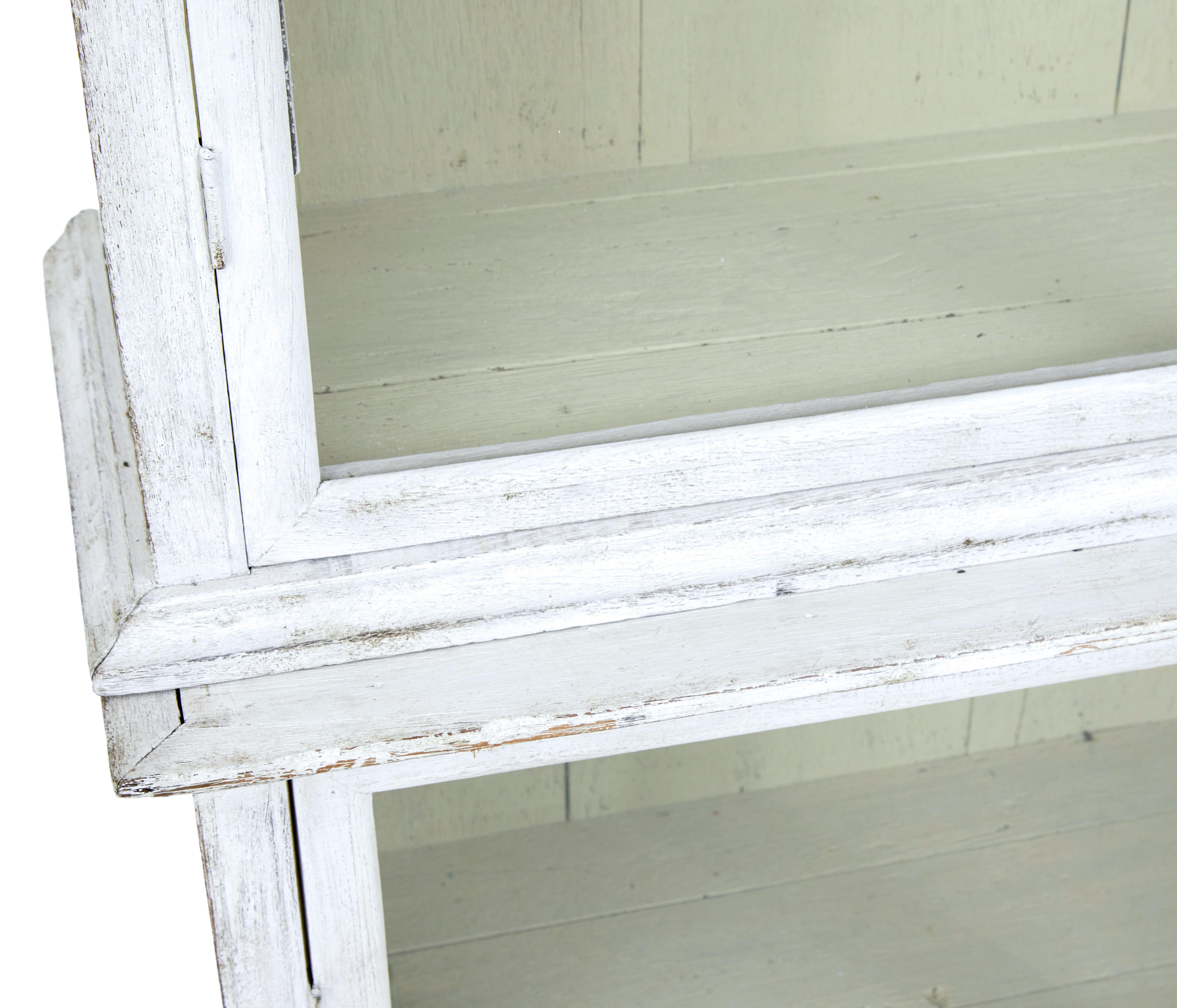 Large 19th Century Painted Glazed Teak Vitrine 2