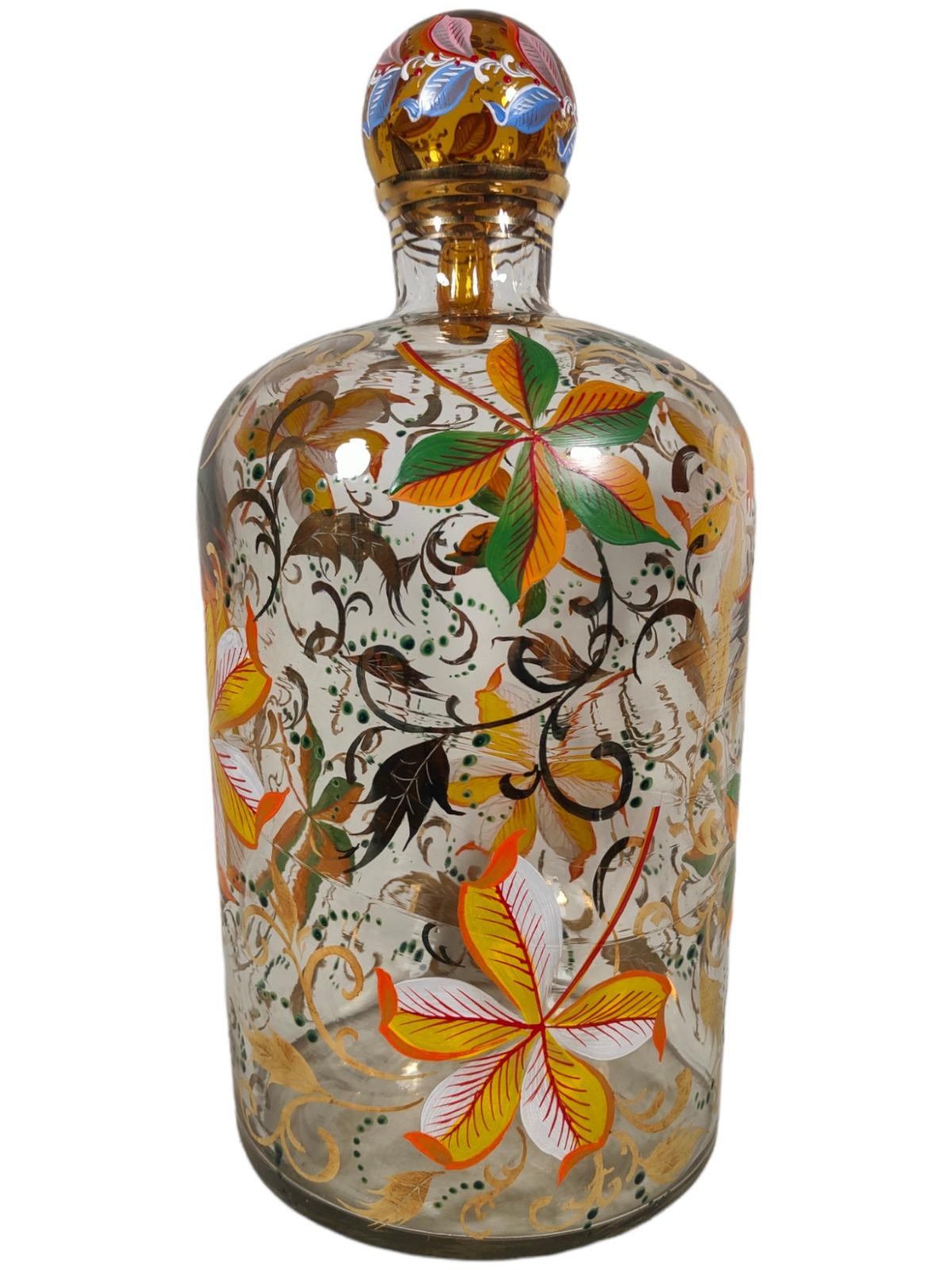 Hand-Crafted Large 19th Century Perfume Bottle