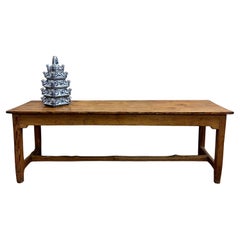 Large 19th Century Pine Table English  Farmhouse