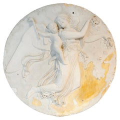 Large 19th Century Plaster Relief 'Day' by Bertel Thorvaldsen