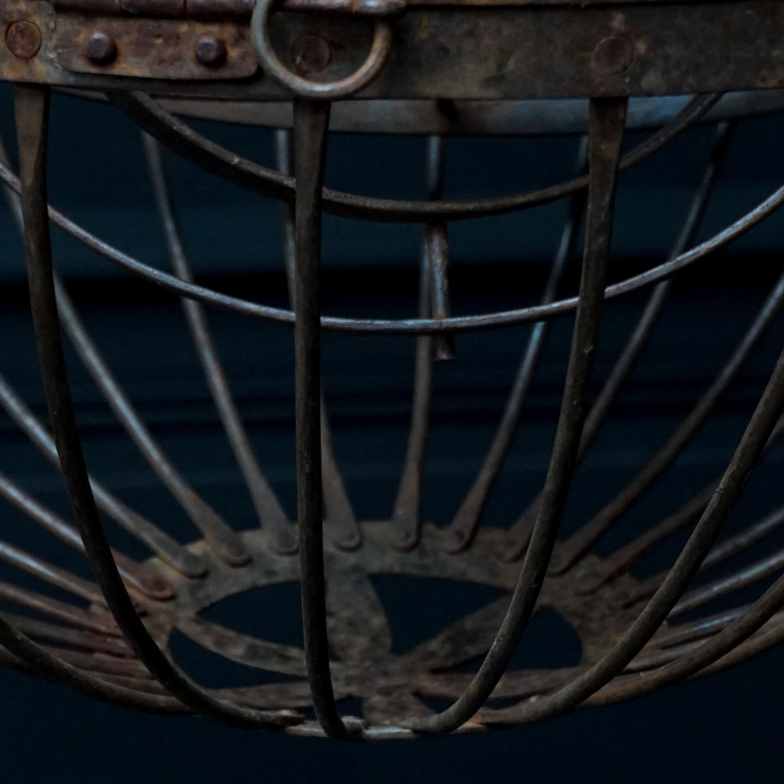 Large 19th Century Quadruple Gimballed Whaling Oil Light 6