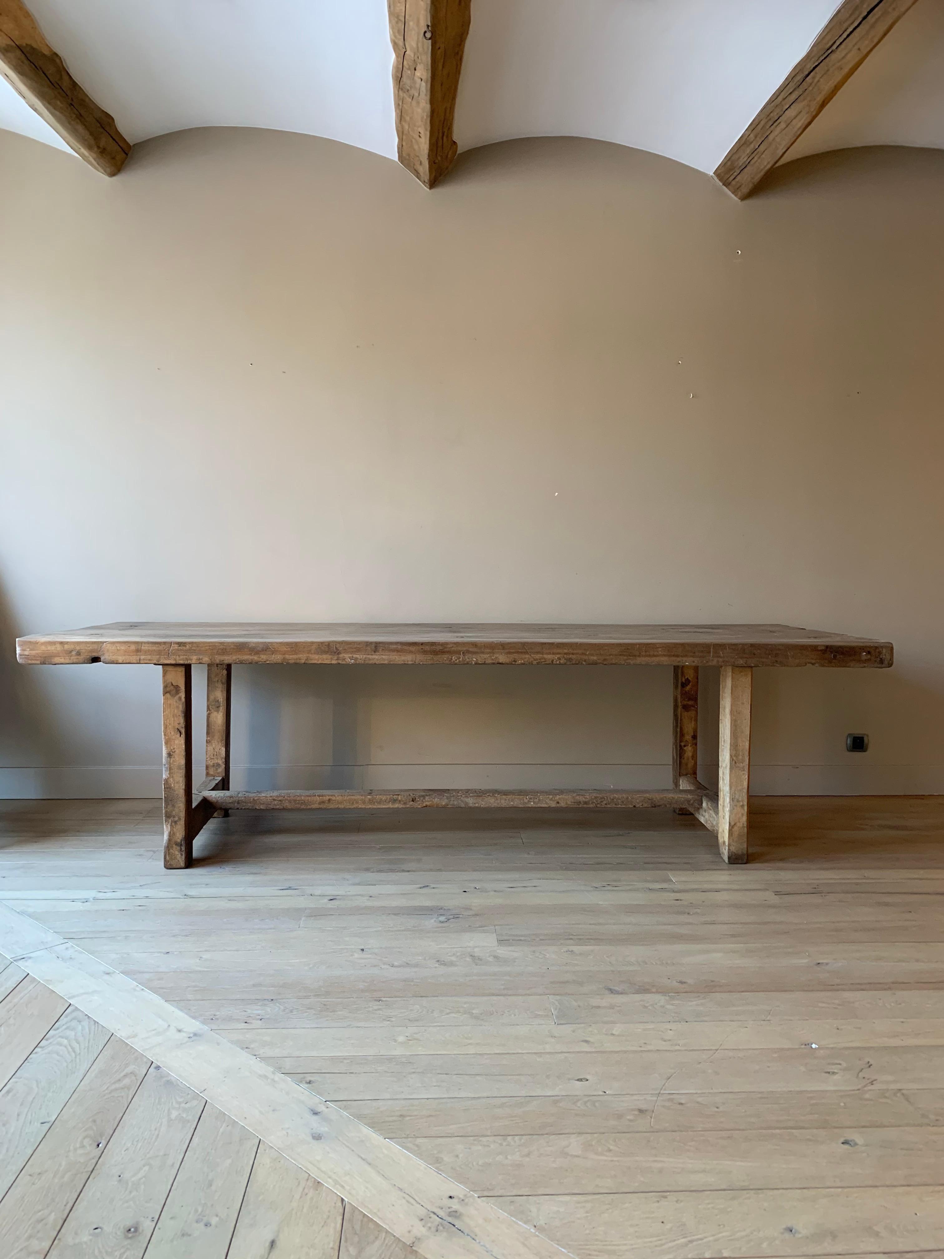 Large 19th Century Refectory Table 4