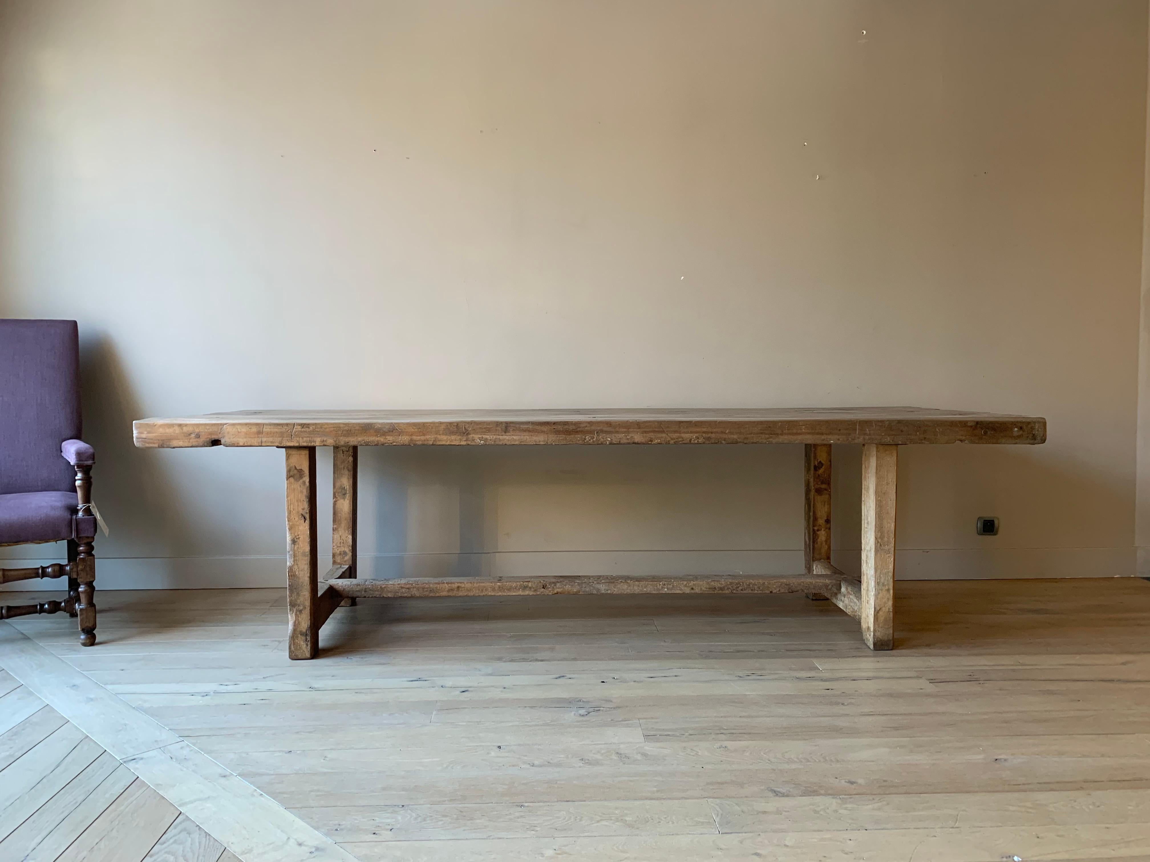 Large 19th Century Refectory Table 6