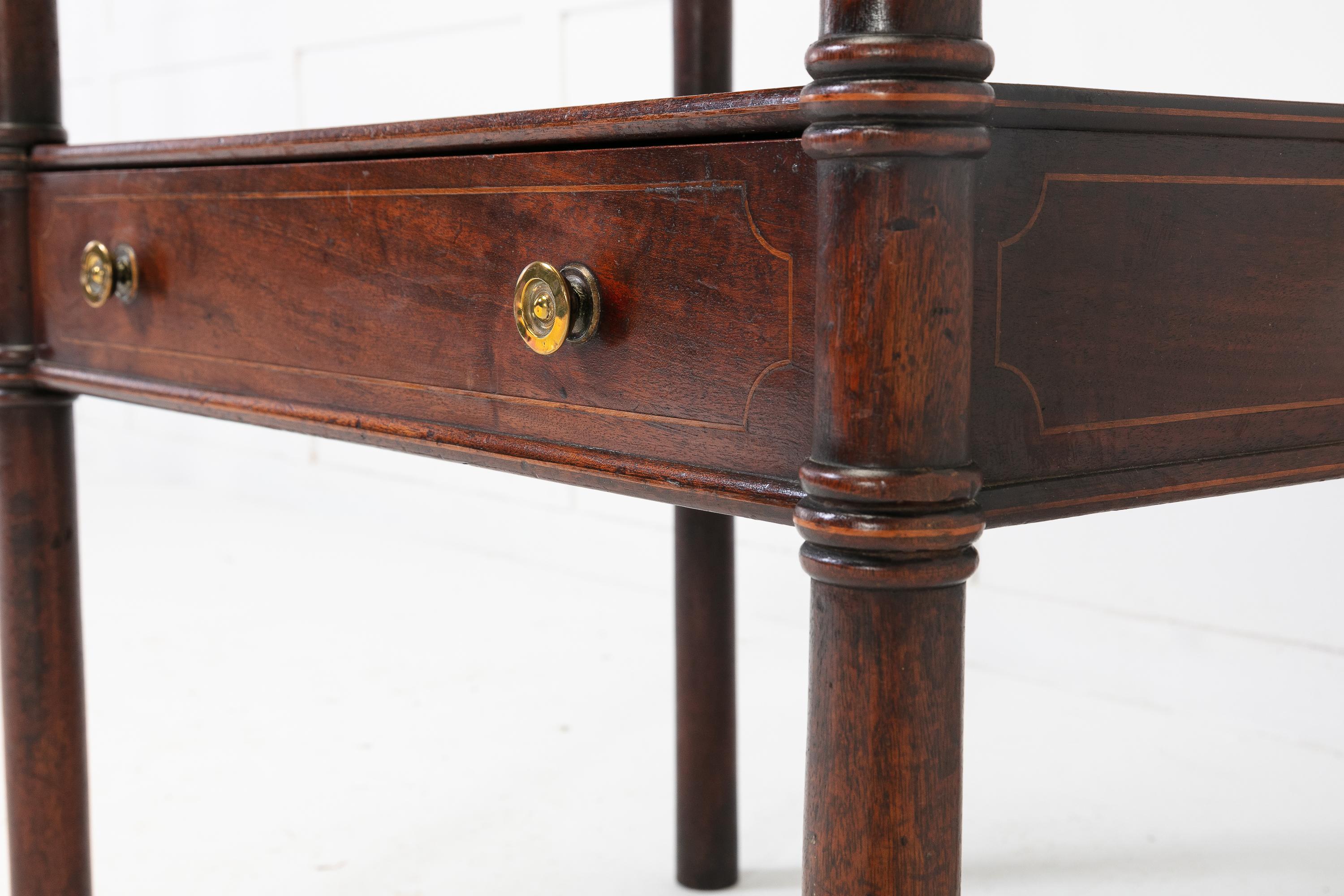 Large 19th Century Regency Mahogany Whatnot For Sale 2