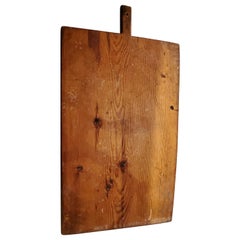 Large 19th Century Rustic Turkish Red Pine Bread Board