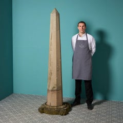 Large 19th Century Sandstone Obelisk