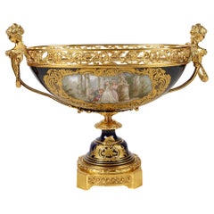 Large 19th Century Sevres Style Comport