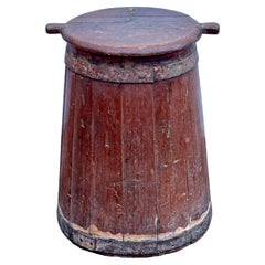 Large 19th Century Slatted Bucket
