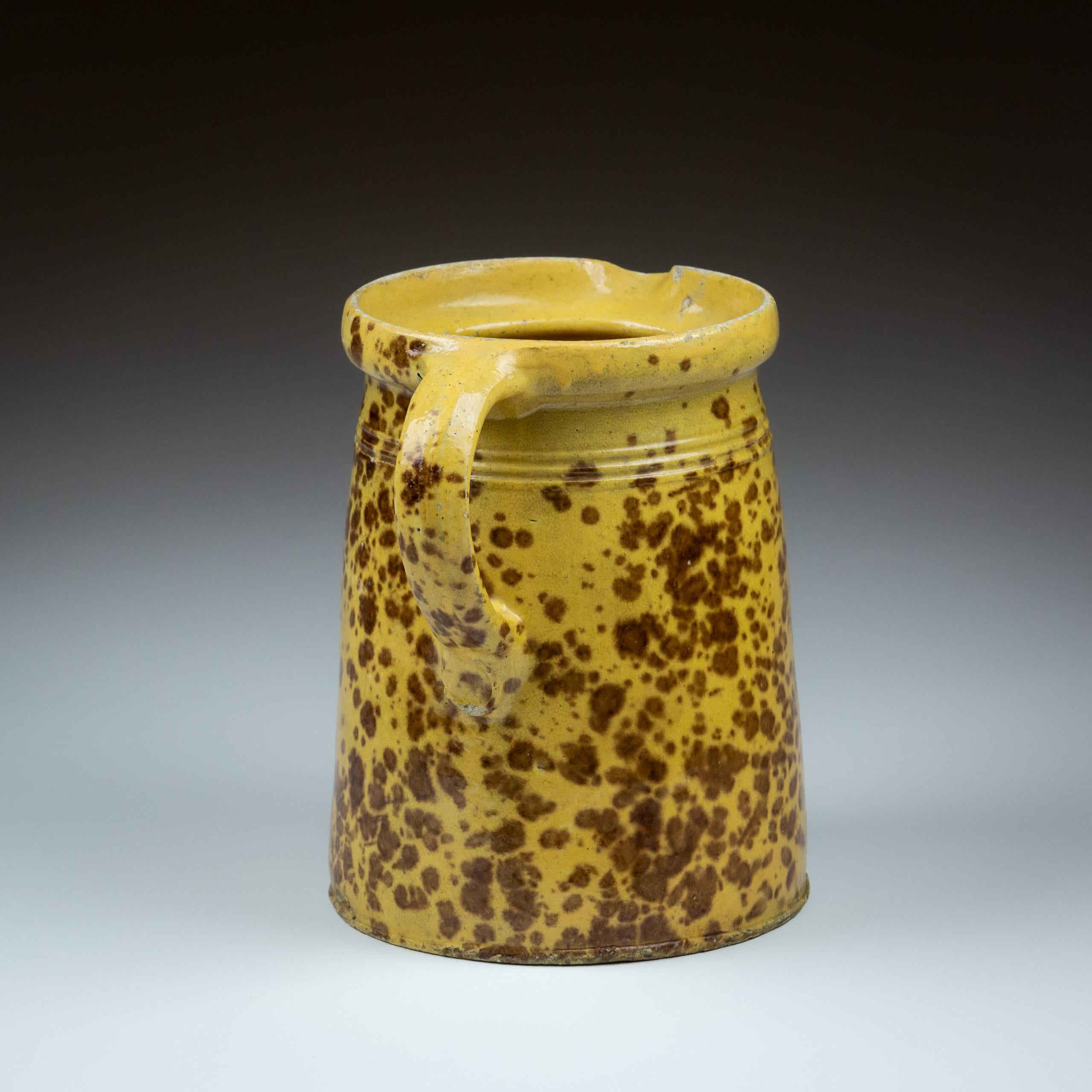 Large 19th Century Slipware Jug For Sale 1