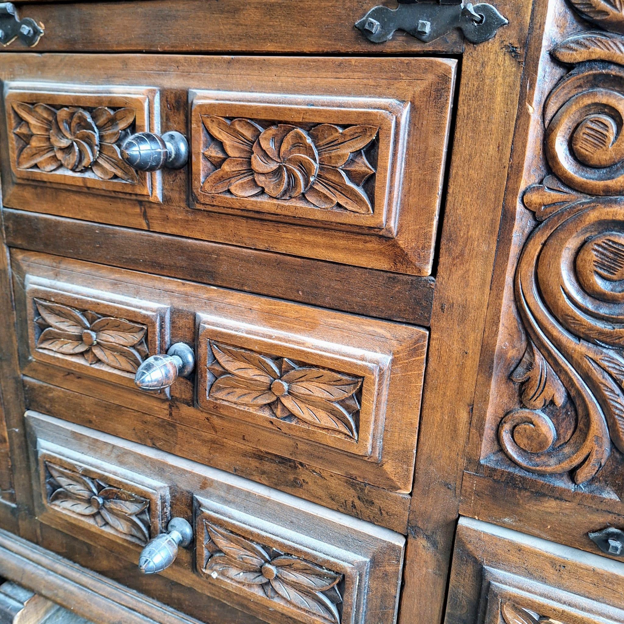 19th Century Large 19th century Spanish Baroque Catalan sideboard/table For Sale