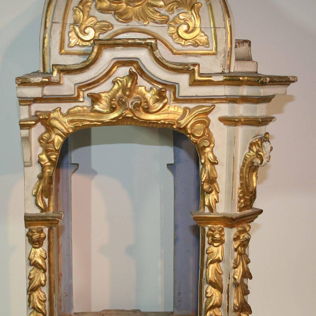 Large 19th Century Spanish Baroque Style Altar 14