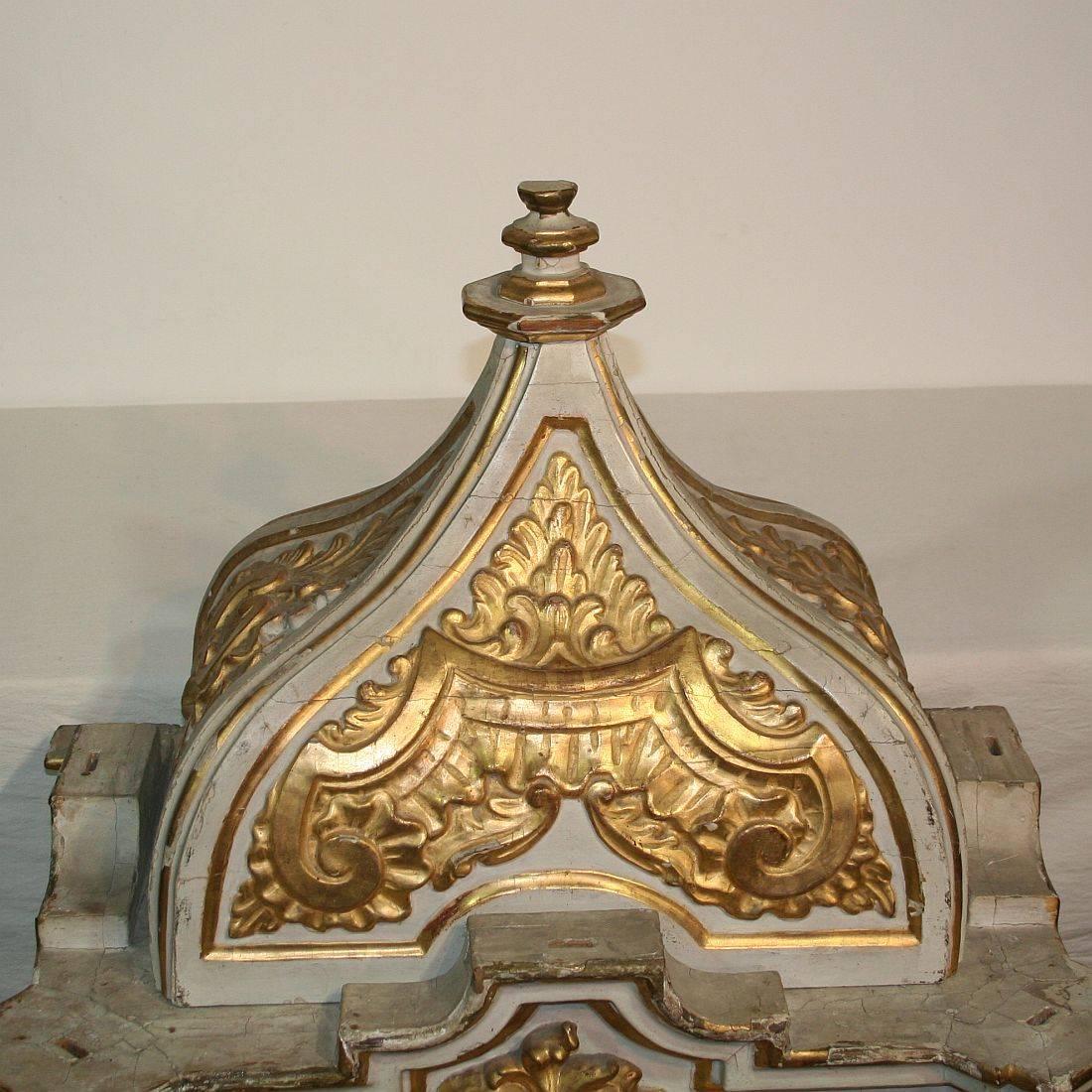 Large 19th Century Spanish Baroque Style Altar 16