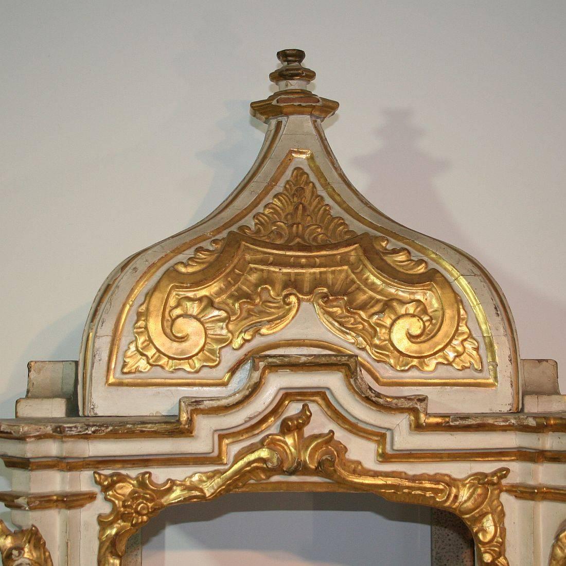 Large 19th Century Spanish Baroque Style Altar 4