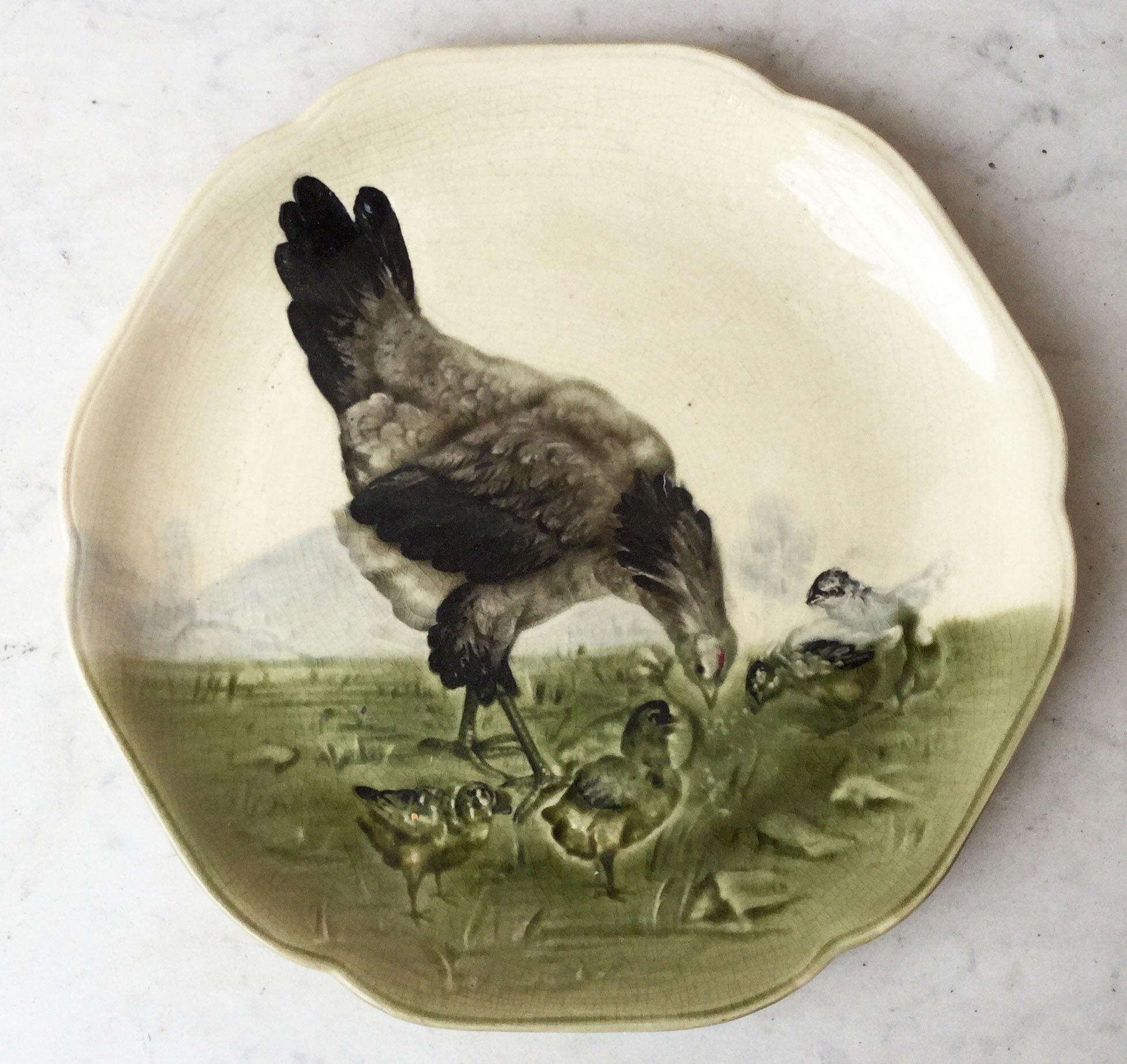 Late 19th Century Large 19th Century Staffordshire Hen on Nest Tureen