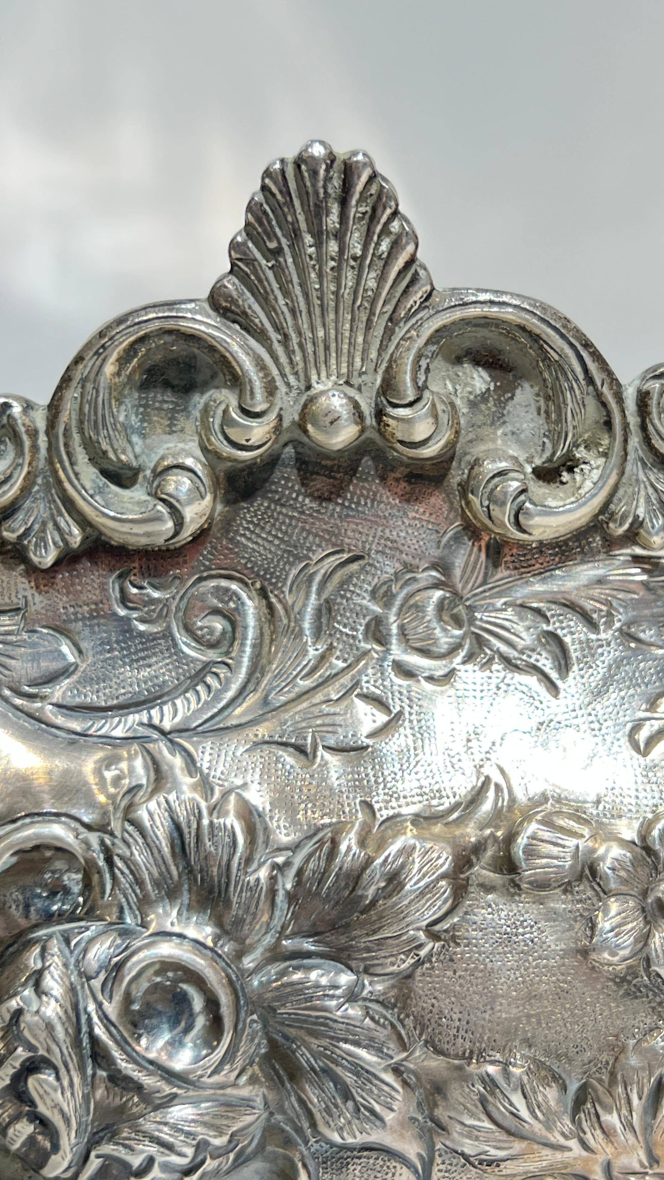 Large 19th Century Sterling Silver Neoclassical Centerpiece Bowl or Jardiniere For Sale 6