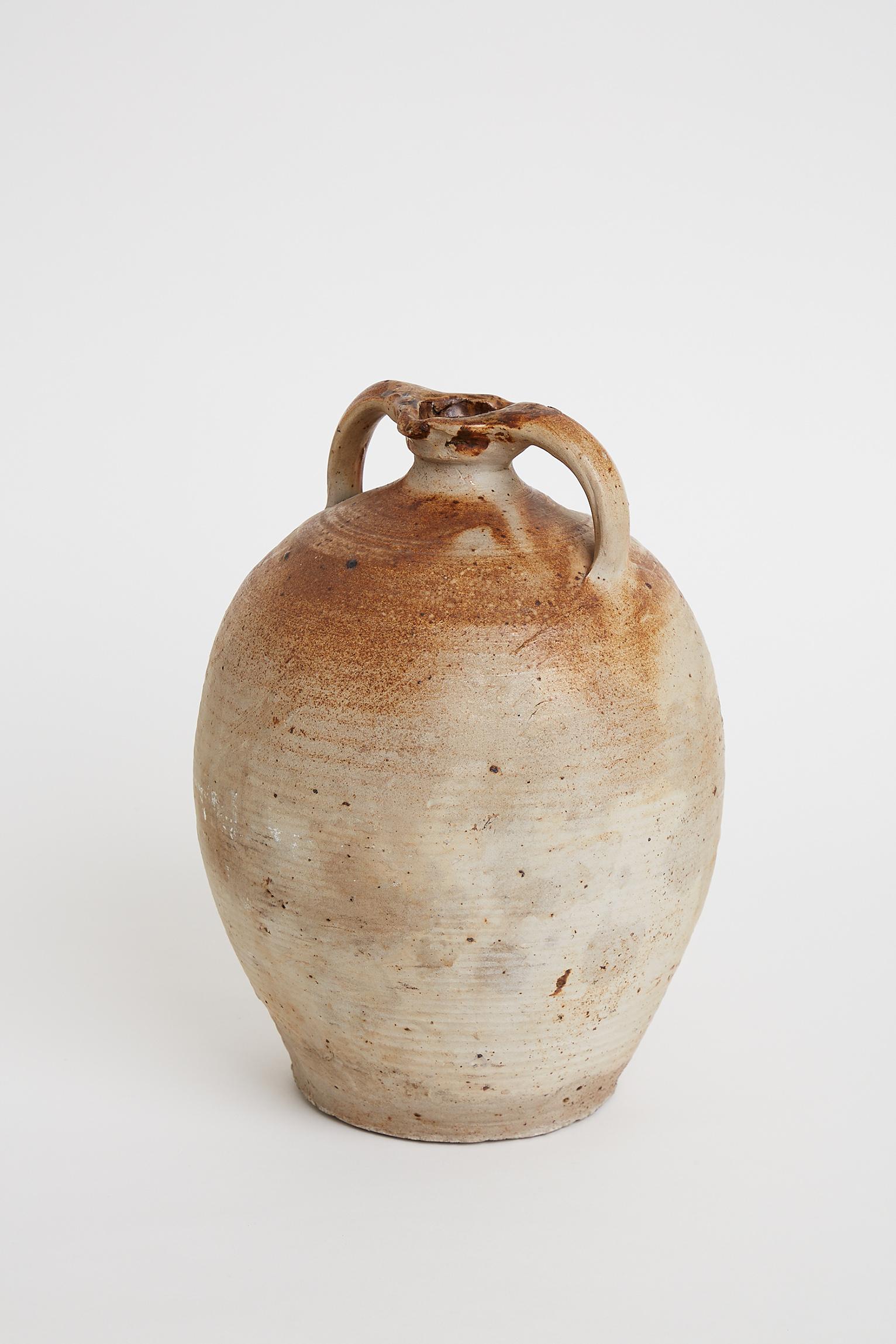 French Large 19th Century Stoneware 'bombonne' Jar