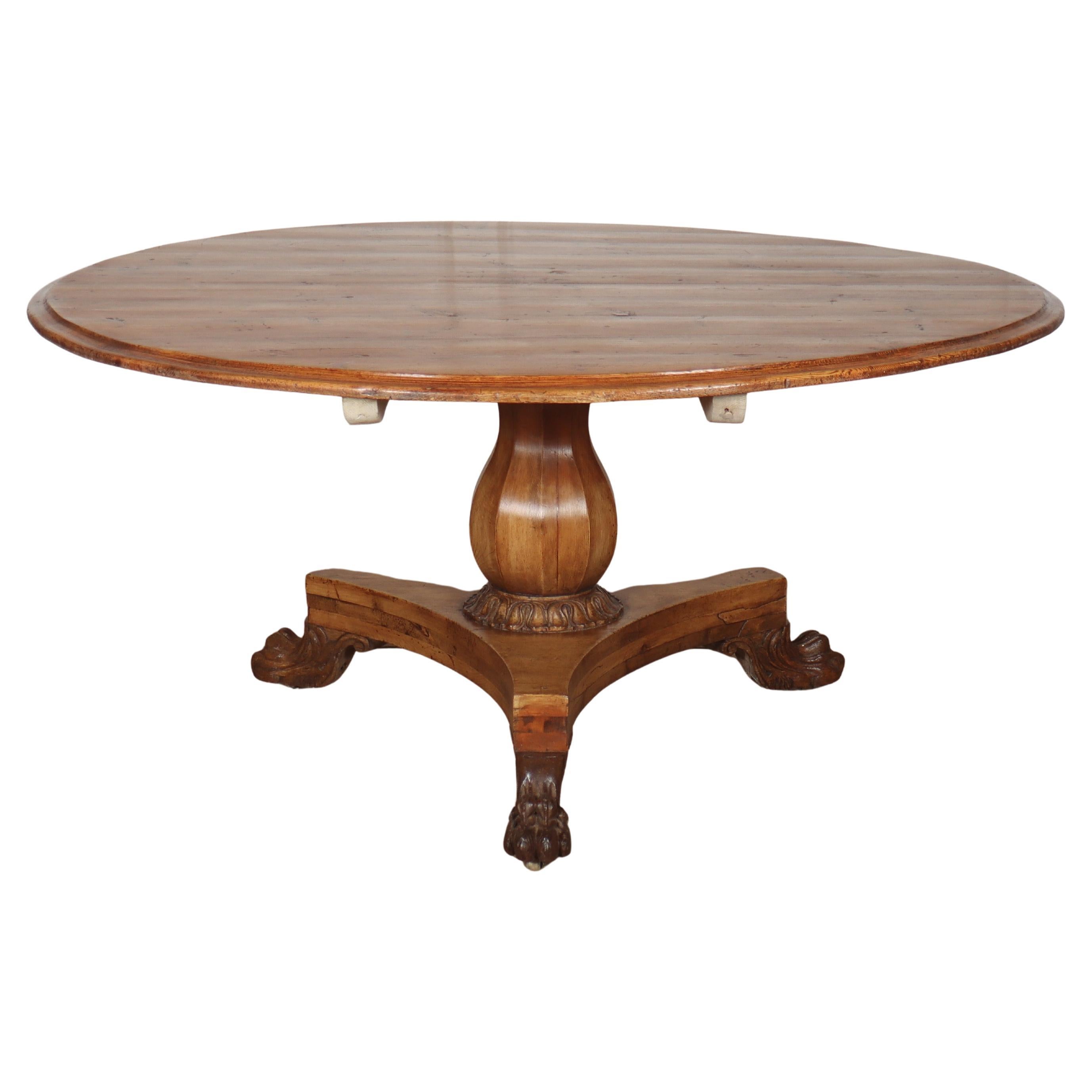 Gran mesa de comedor del siglo XIX en venta