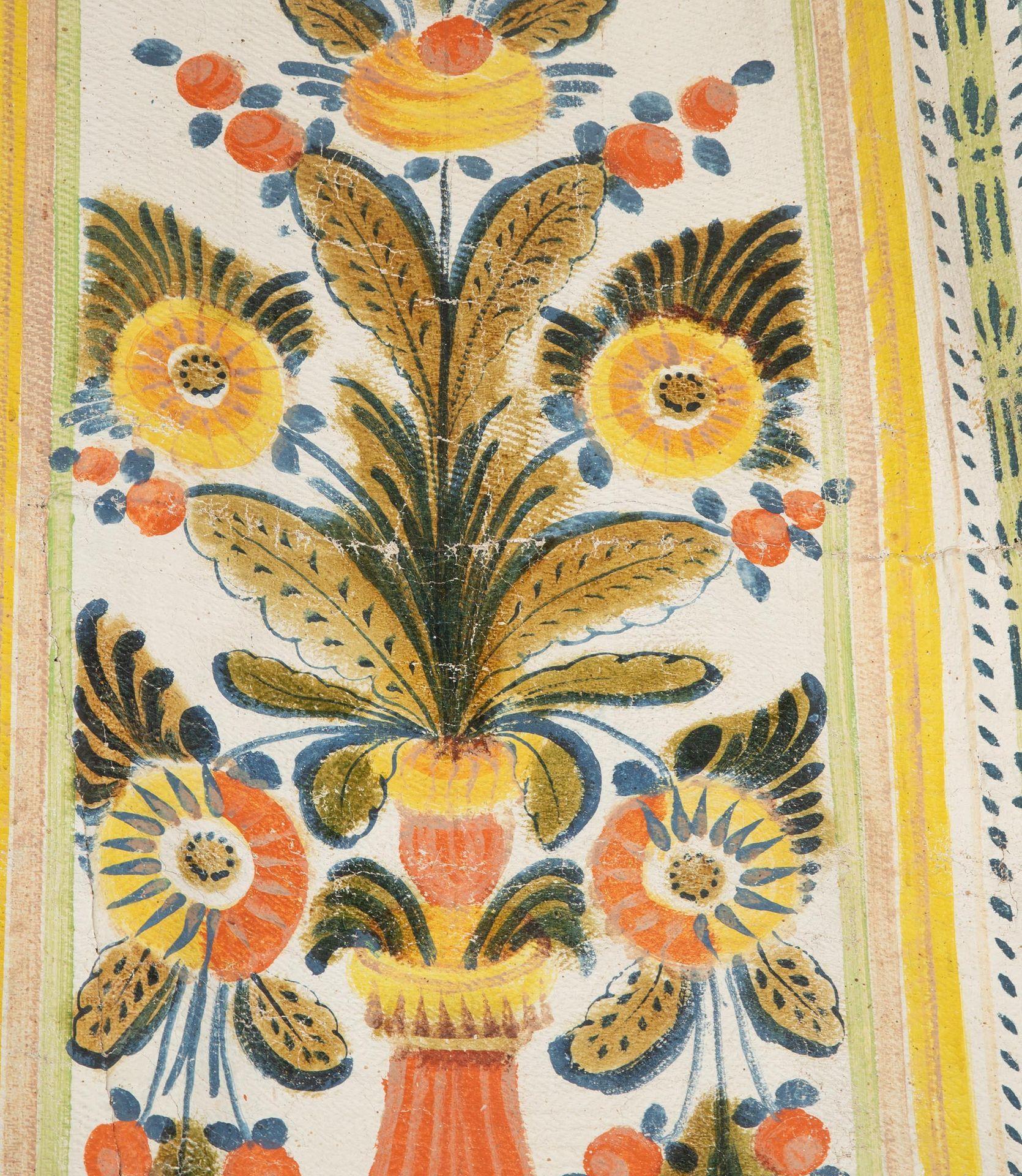 Gran colgante de pared de arte popular sueco del siglo XIX en venta 1