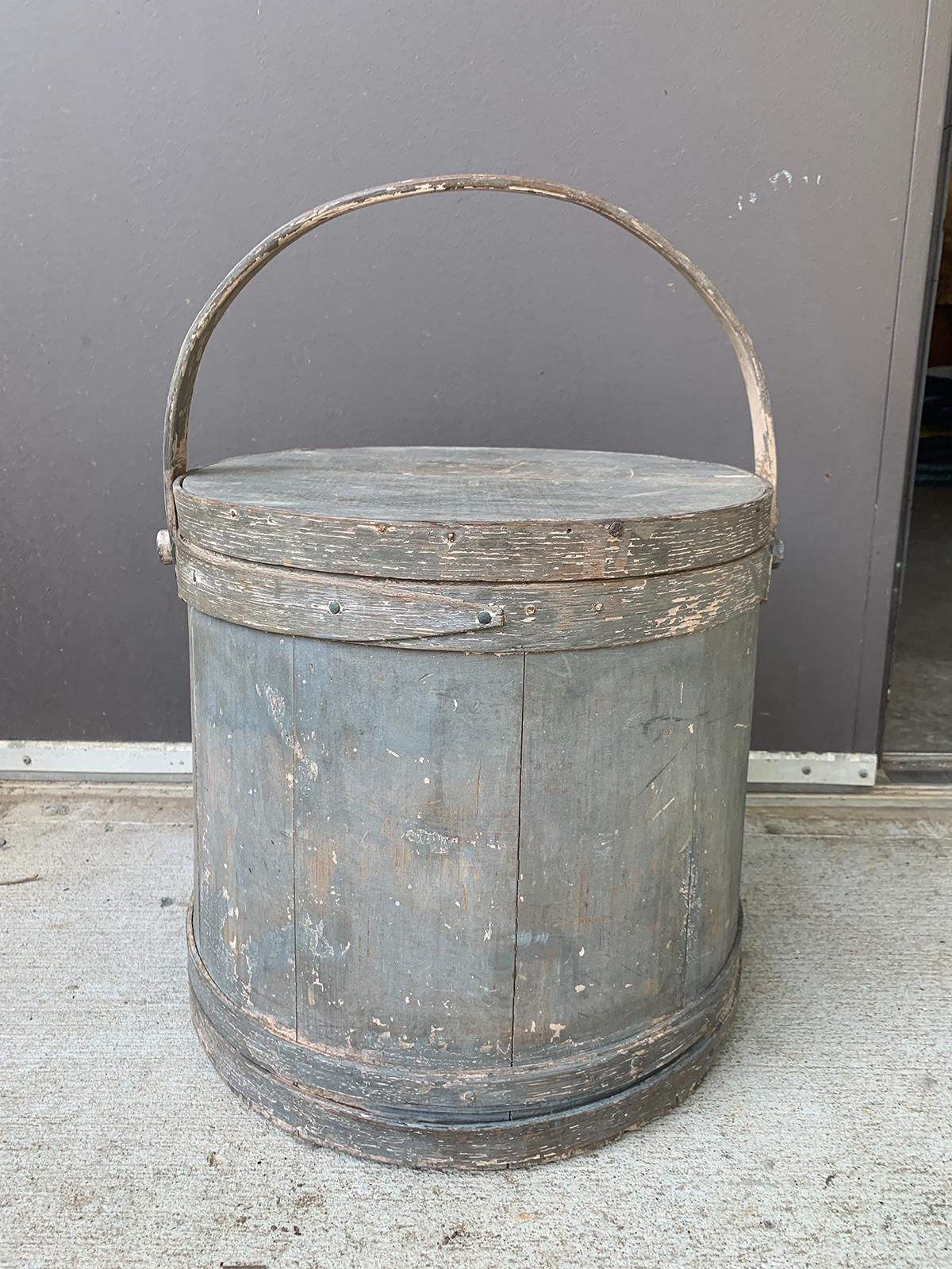 Large 19th Century Swedish Furkin Food Carrier
15.25