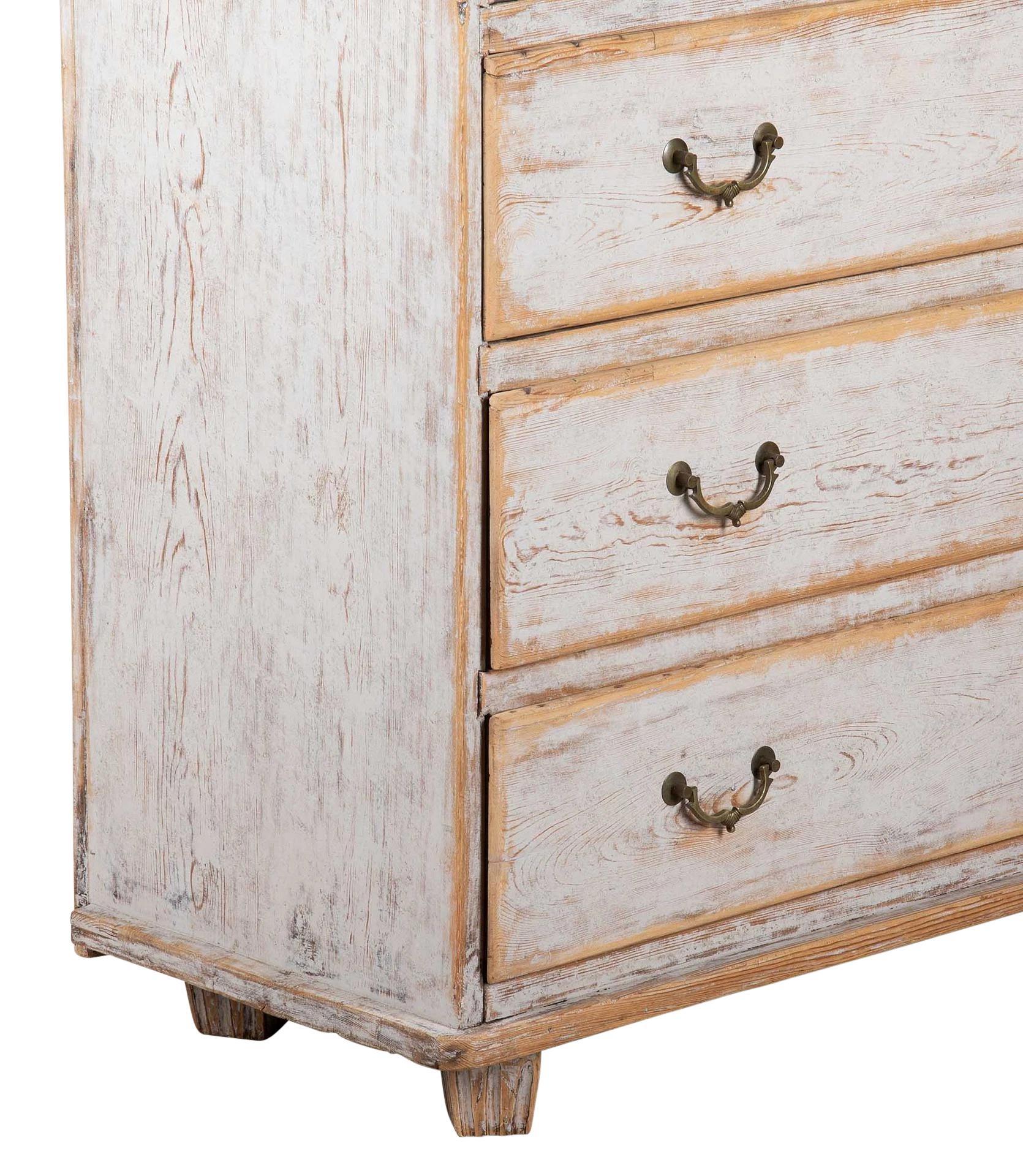 Großer schwedischer Gustavianischer Schreibtisch aus dem 19. (Holz) im Angebot