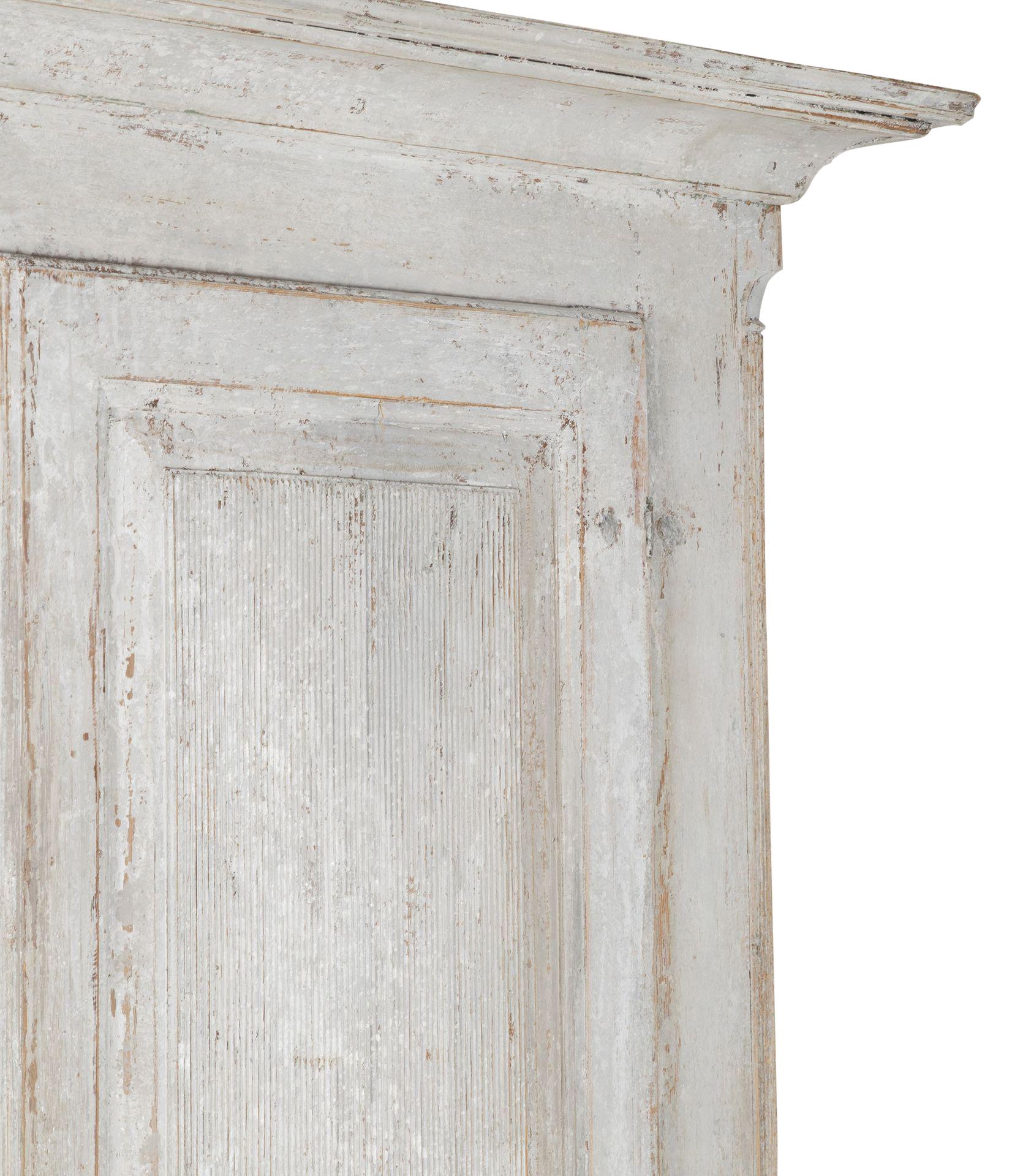 Large 19th Century Swedish Gustavian Two Part Cupboard 6