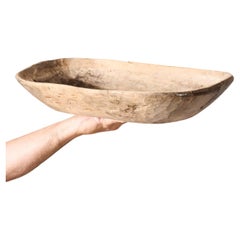 Large 19th century Swedish root bowl - No1