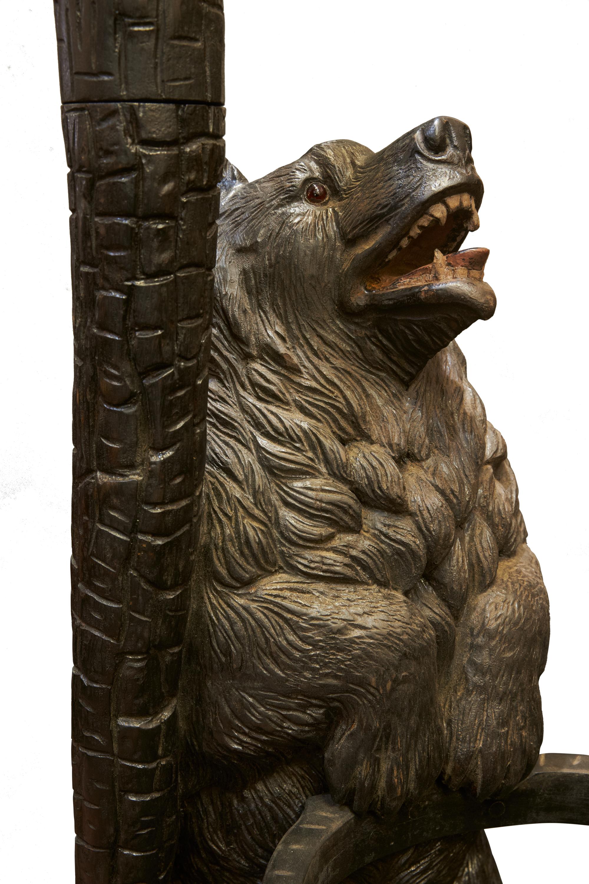 porte manteau ours foret noire