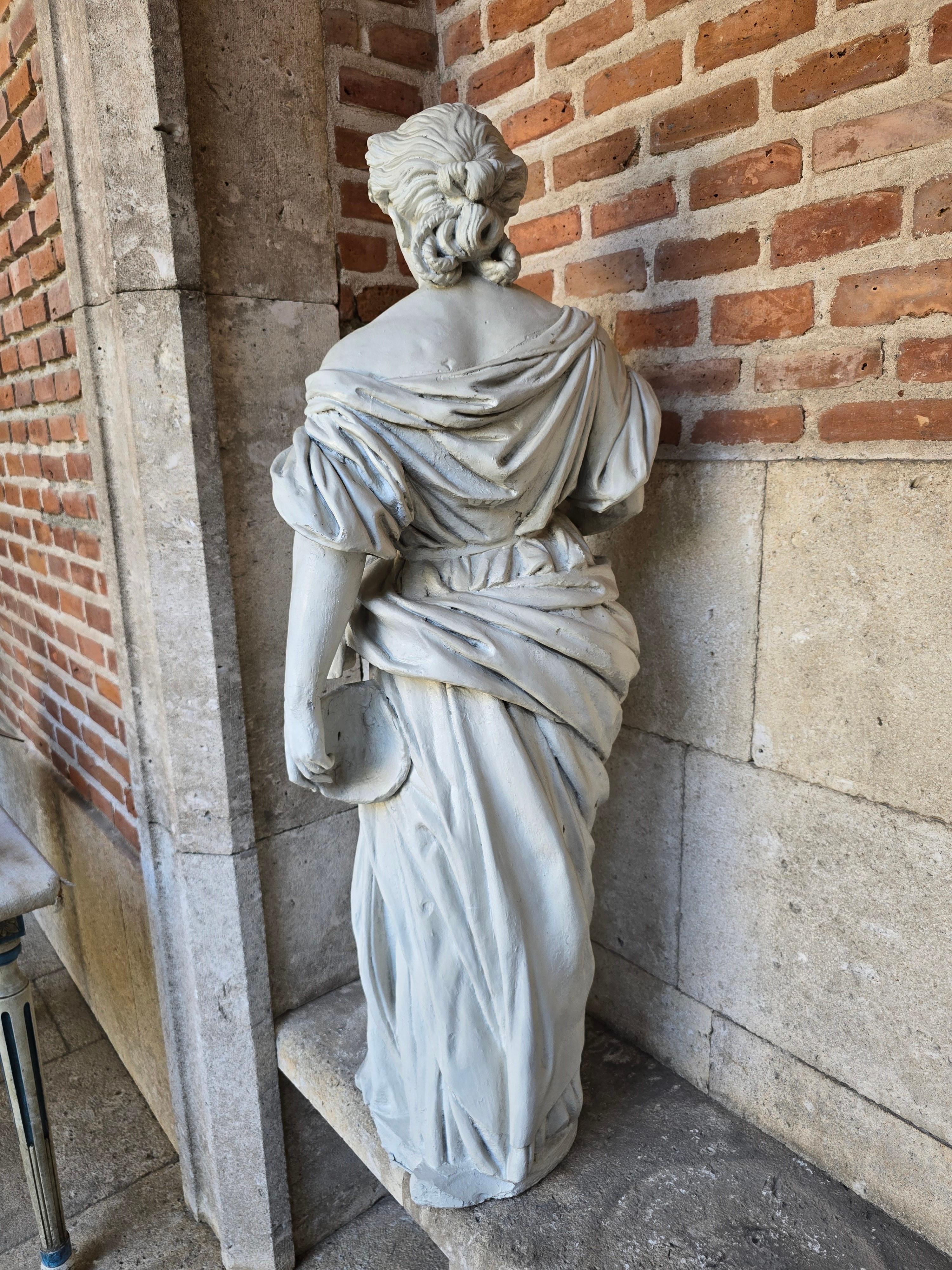 Grande Terracotta del XIX secolo 122 cm in vendita 1