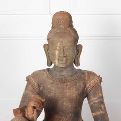Grande figura in terracotta del XIX secolo