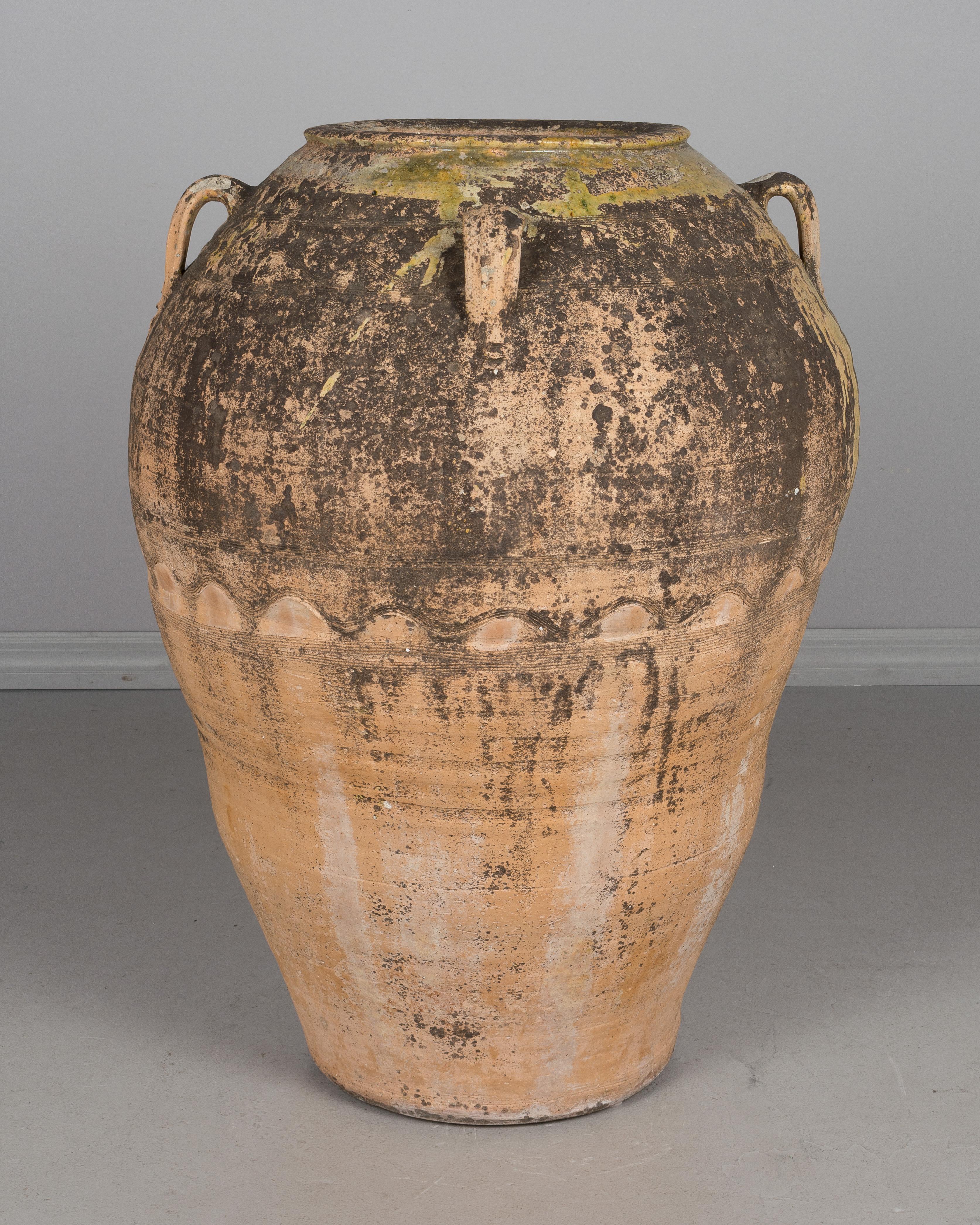 French Provincial Large 19th Century Terracotta Urn
