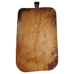 Large 19th Century Turkish Bread Board with Handle
