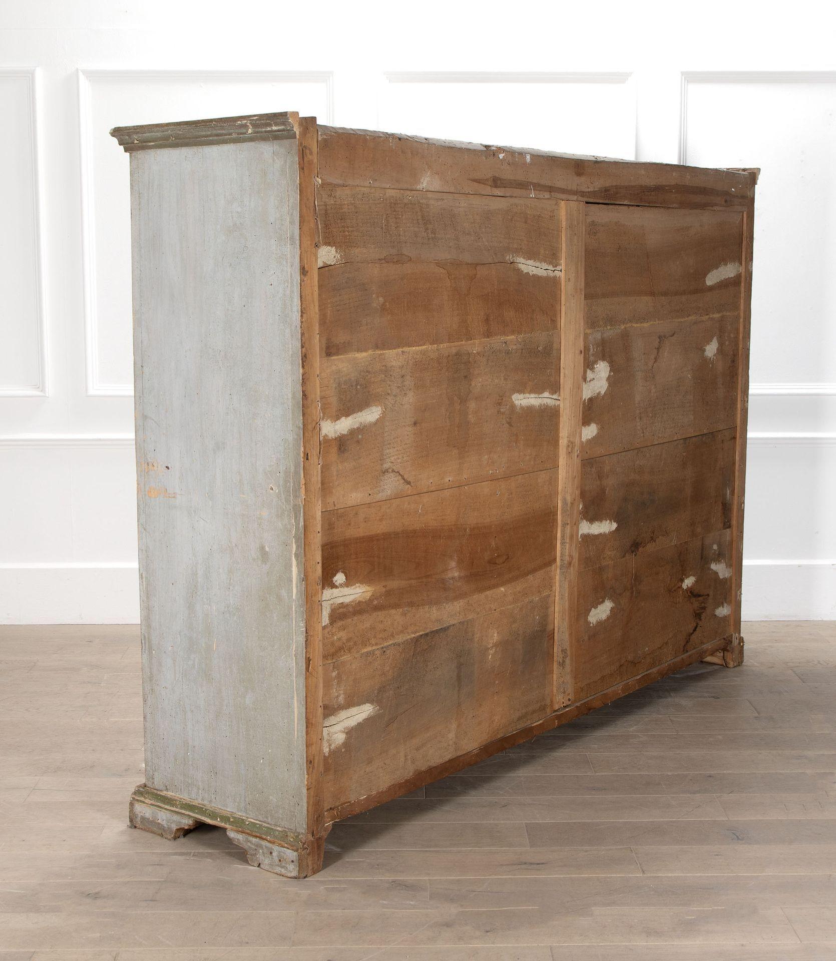 Large 19th Century Tuscan Cupboard in Original Paint For Sale 8